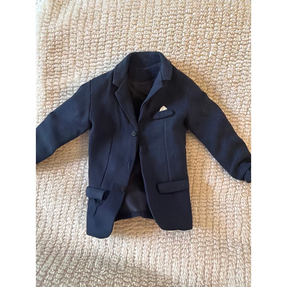 Vintage Ken Doll Navy Blue Blazer Jacket Mattel 1960s Barbie Fashion Clothing